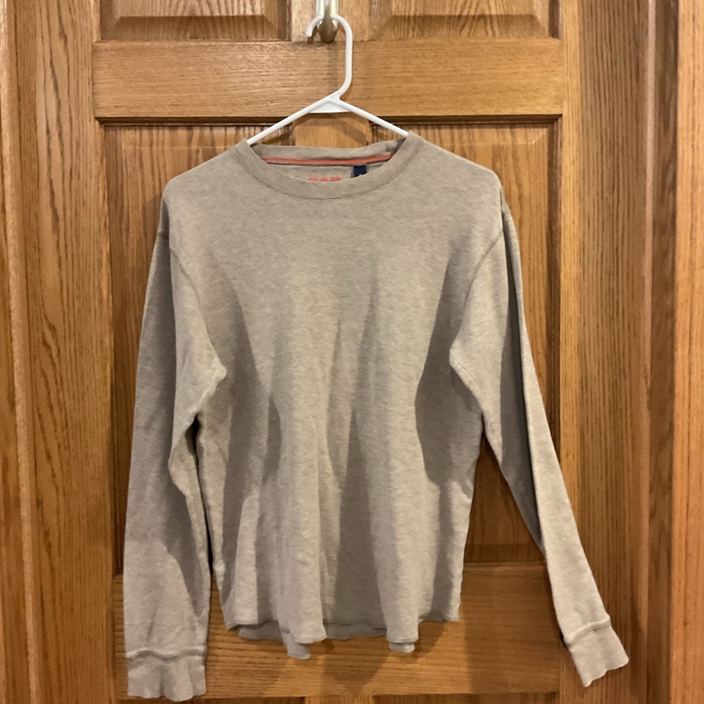 Y2K GAP Long Sleeve Thermal Waffle Knit Shirt – Men’s M